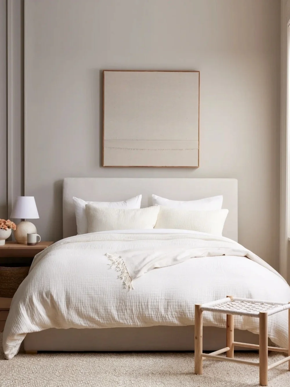 NWT Quince Organic Airy Gauze Full/Queen Undyed Duvet Cover Set